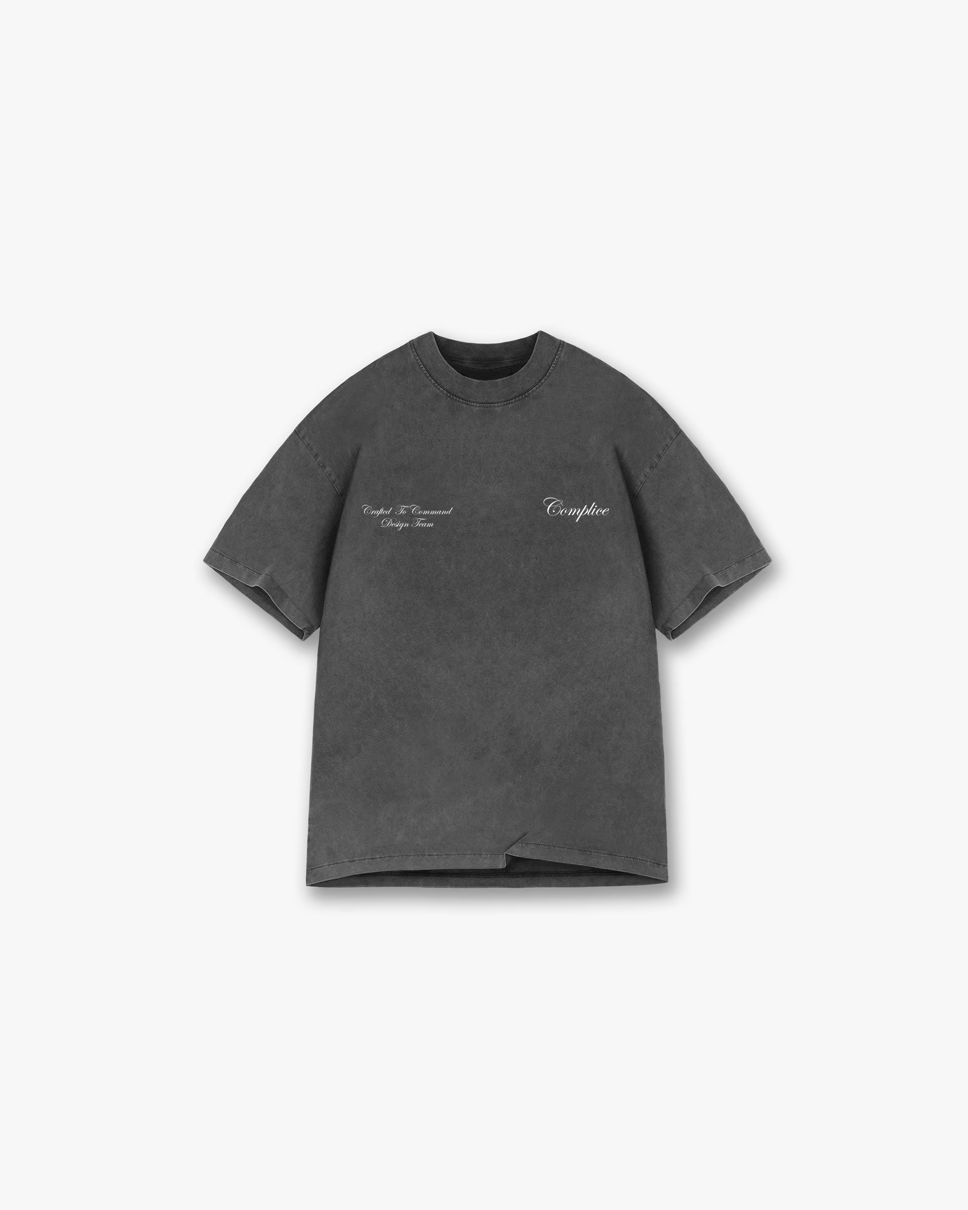 Pencrafted T-shirt Vintage Dark Grey - Image 1