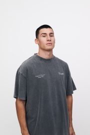 Pencrafted T-shirt Vintage Dark Grey - Image 4