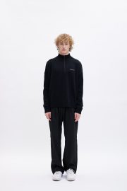 Knit Zipped Knitwear Black - Image 2