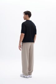 Riviera Knit Polo Black - Image 3