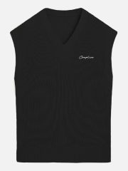 Midnight Knit Tank Black