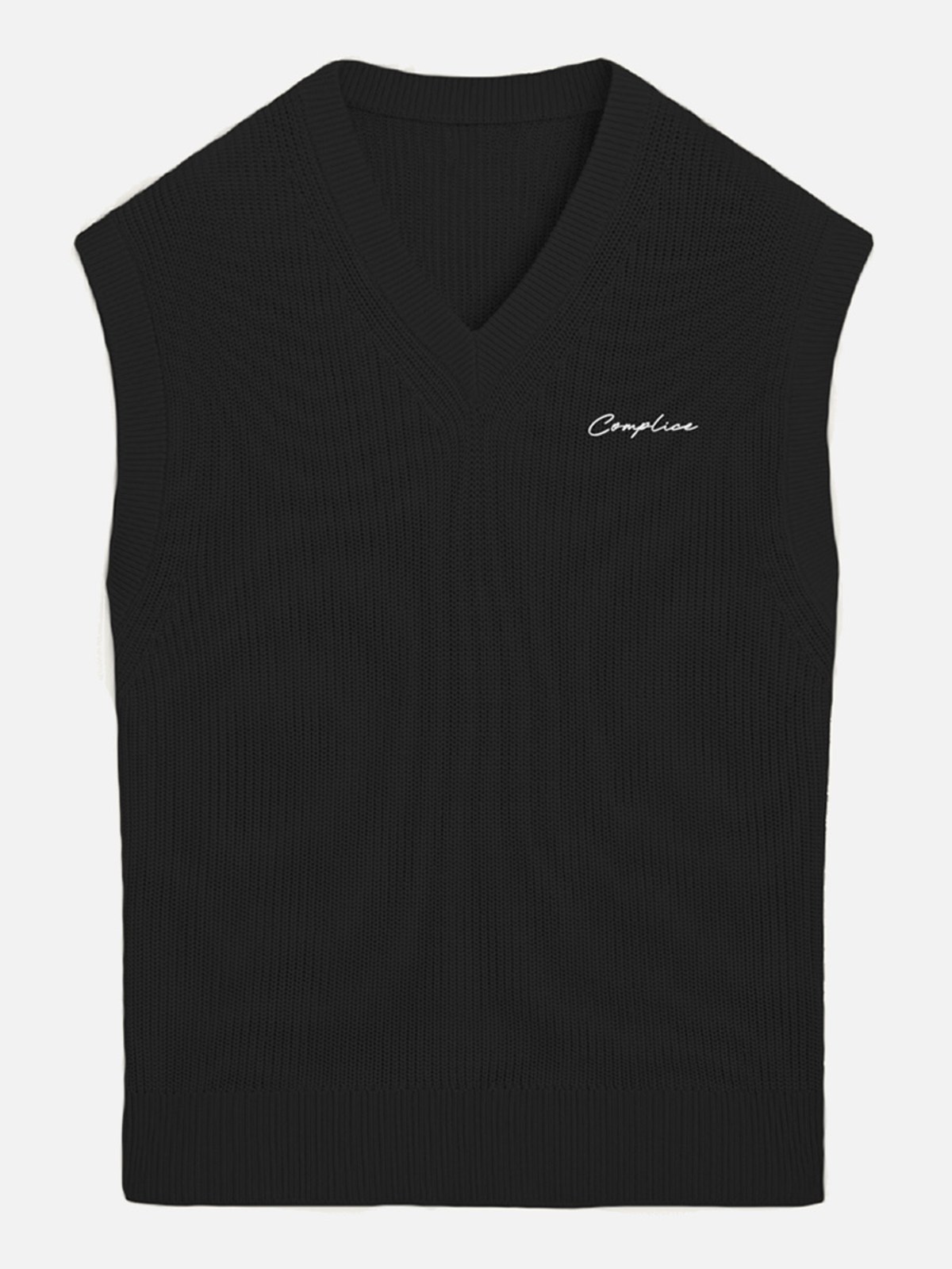 Midnight Knit Tank Black
