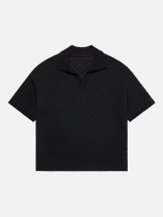 Riviera Knit Polo Black