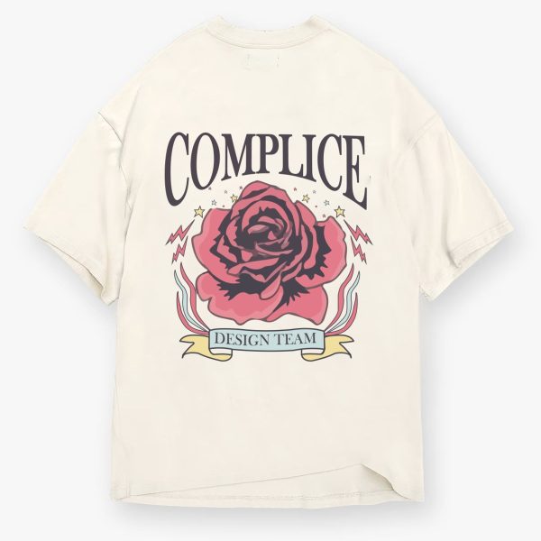 Rose T-shirt Beige